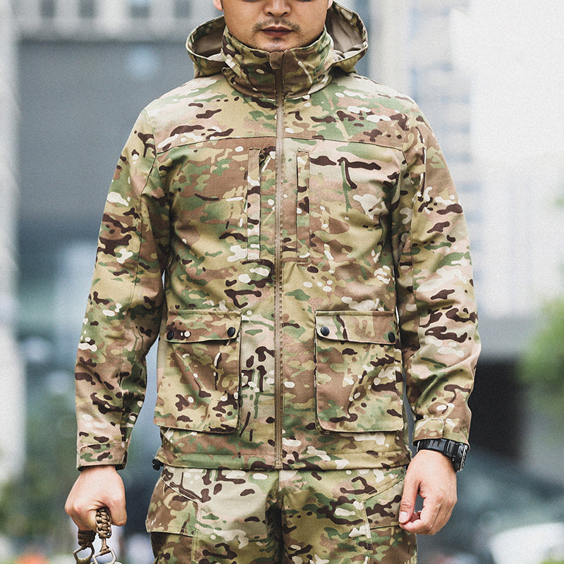Elevate Your Outdoor Adventures with Our Men's Fashion Camouflage Outdoor Jacket