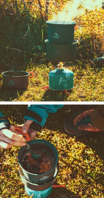 Elevate Your Camping Experience with Widesea Heat-Collecting Camping Cookware Set