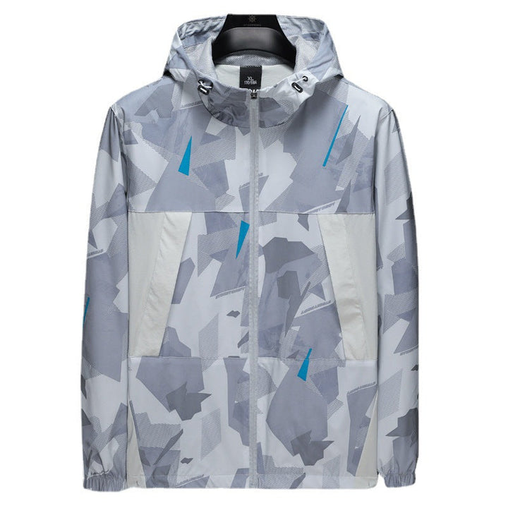 Discover the Loose Casual Camouflage Hooded Jacket