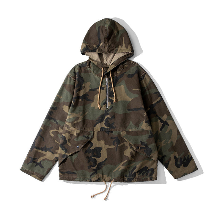Discover the Perfect Outdoor Companion: The Hooded Camouflage Outdoor Parka Coat