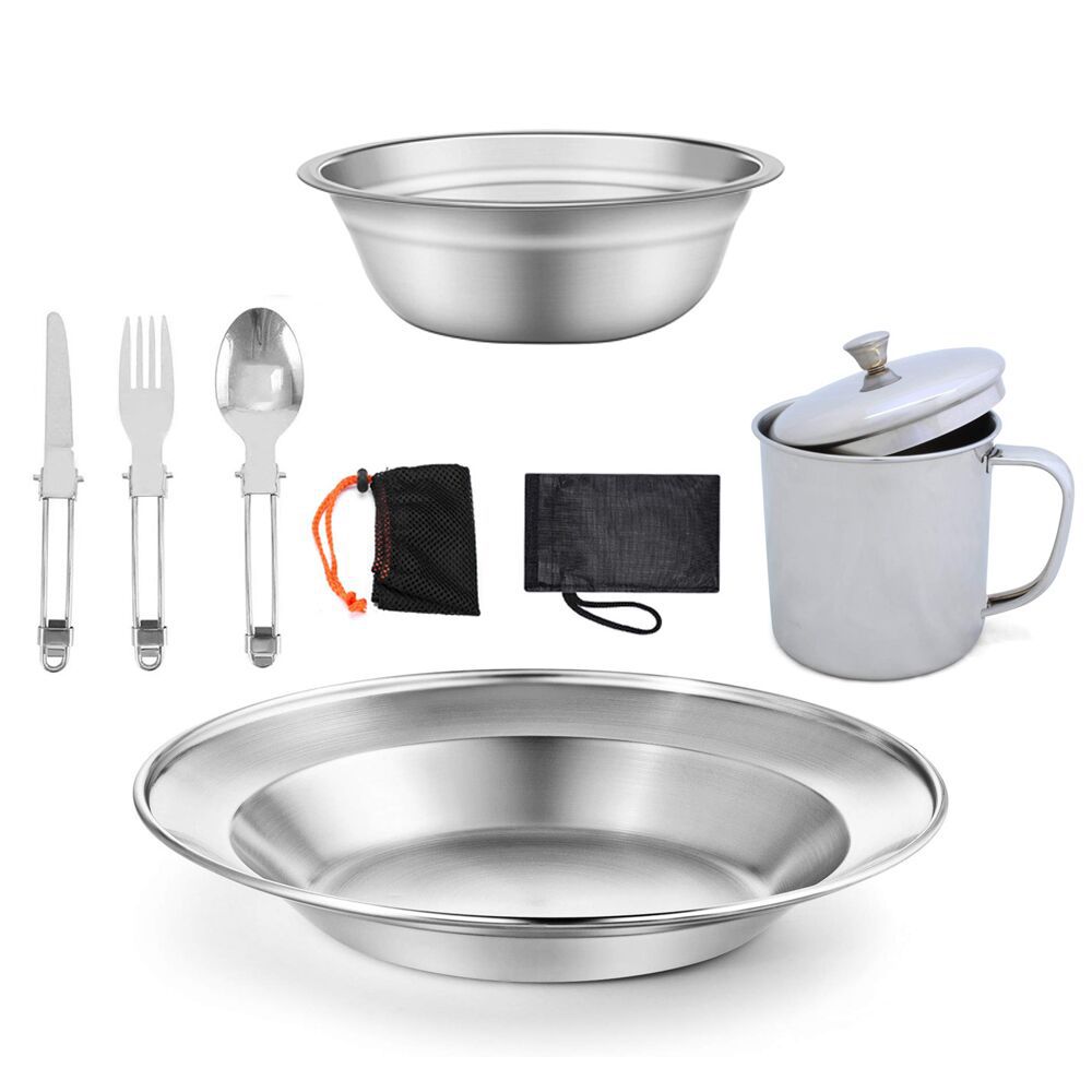 Elevate Your Outdoor Cooking with Our Stainless Steel Cookware Set