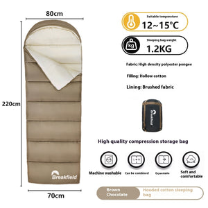 Experience Comfort in Every Season with Our Four Seasons Waterproof Cotton Camping Sleeping Bag