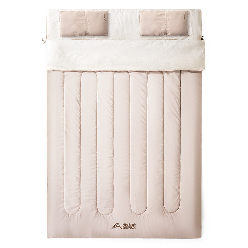 Double Thickened Cold Protection Camping Sleeping Bag