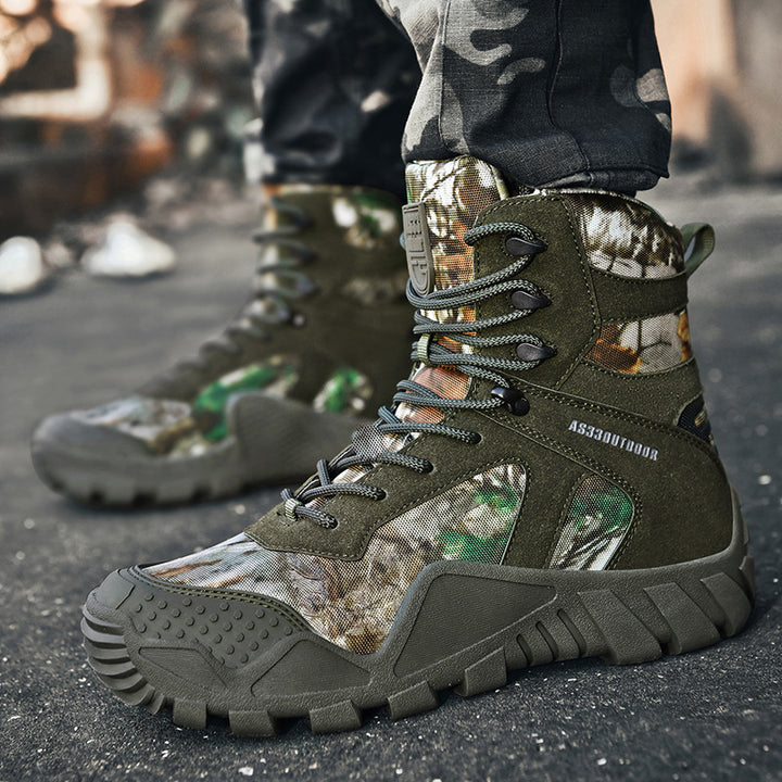 Tactical High-Top Outdoor Hiking Boots