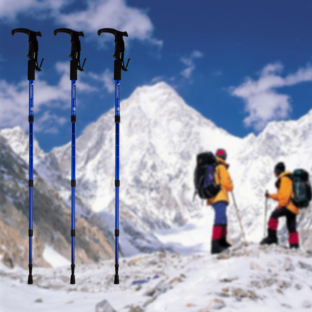 Professional Grade Retractable Aluminum Trekking Pole