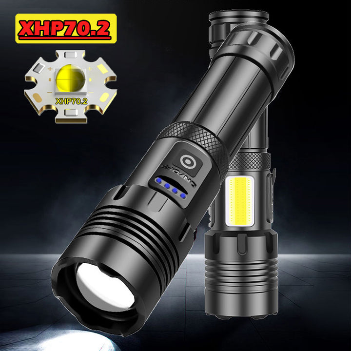 Rechargeable High-Intensity Camping Emergency Flashlight