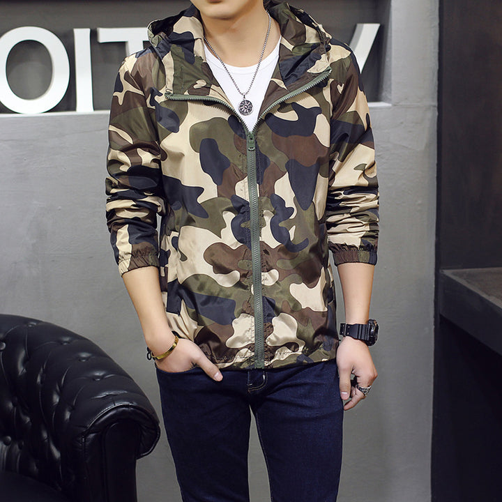 Men's Slim Camouflage Fashion Jacket