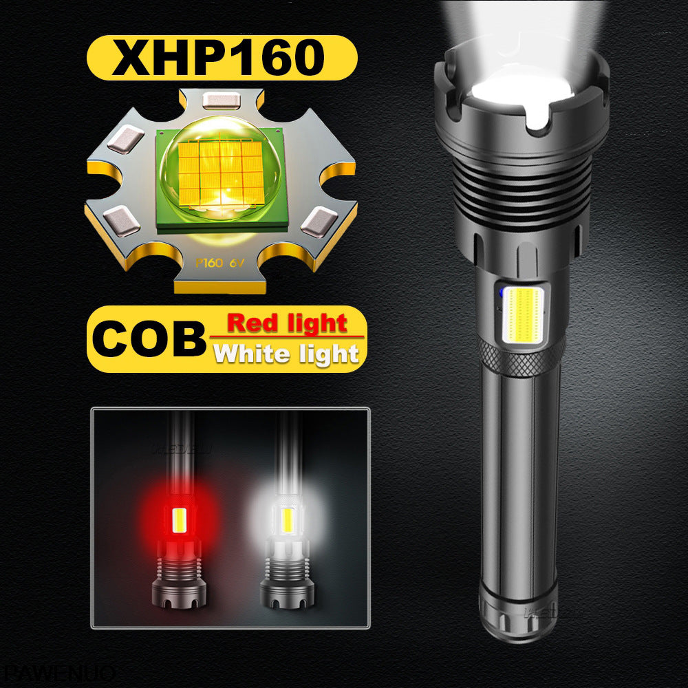 Rechargeable High-Intensity Camping Emergency Flashlight