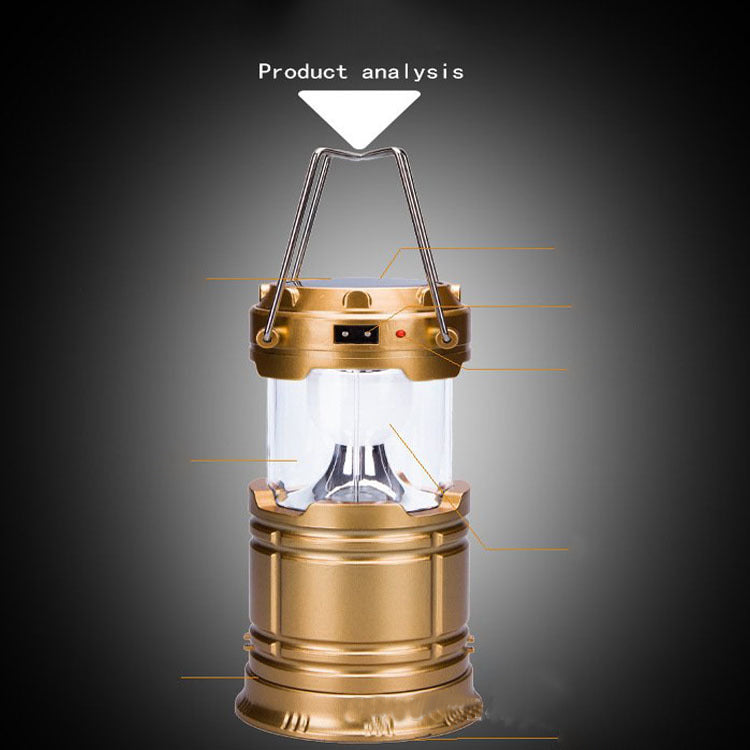 Solar Telescopic Multifunctional Camping Lantern