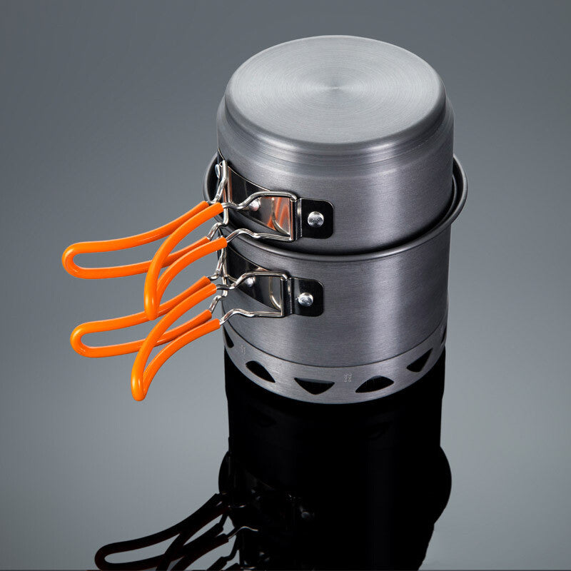 Outdoor Heat-Collecting Camping Mountaineering Cookware Pot