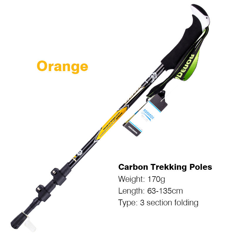 Telescopic Carbon Fiber Trekking Pole