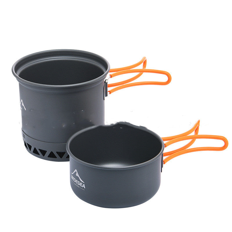 Widesea Camping Outdoor Cookware Cooking Set Pot Utensils