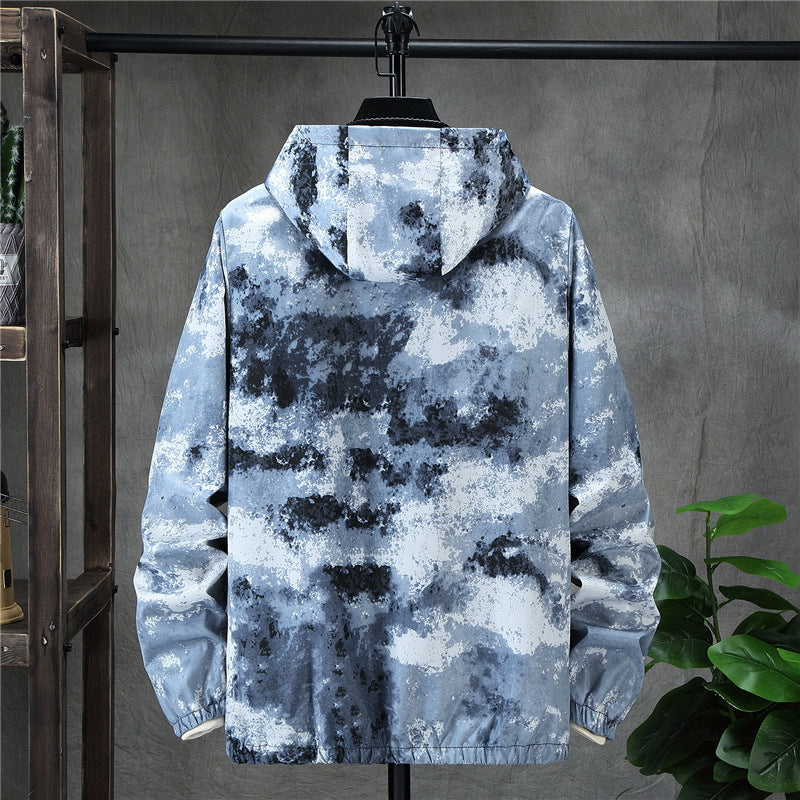 Men's Patchwork Camouflage Jacket