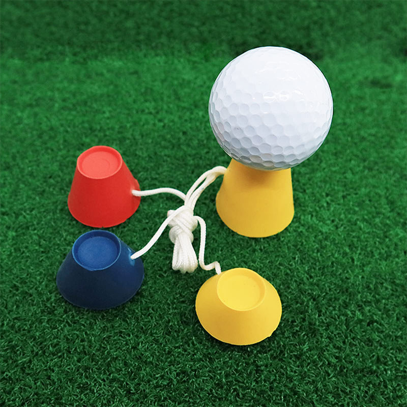 Golf Rubber Tee Ball Holder Accessory