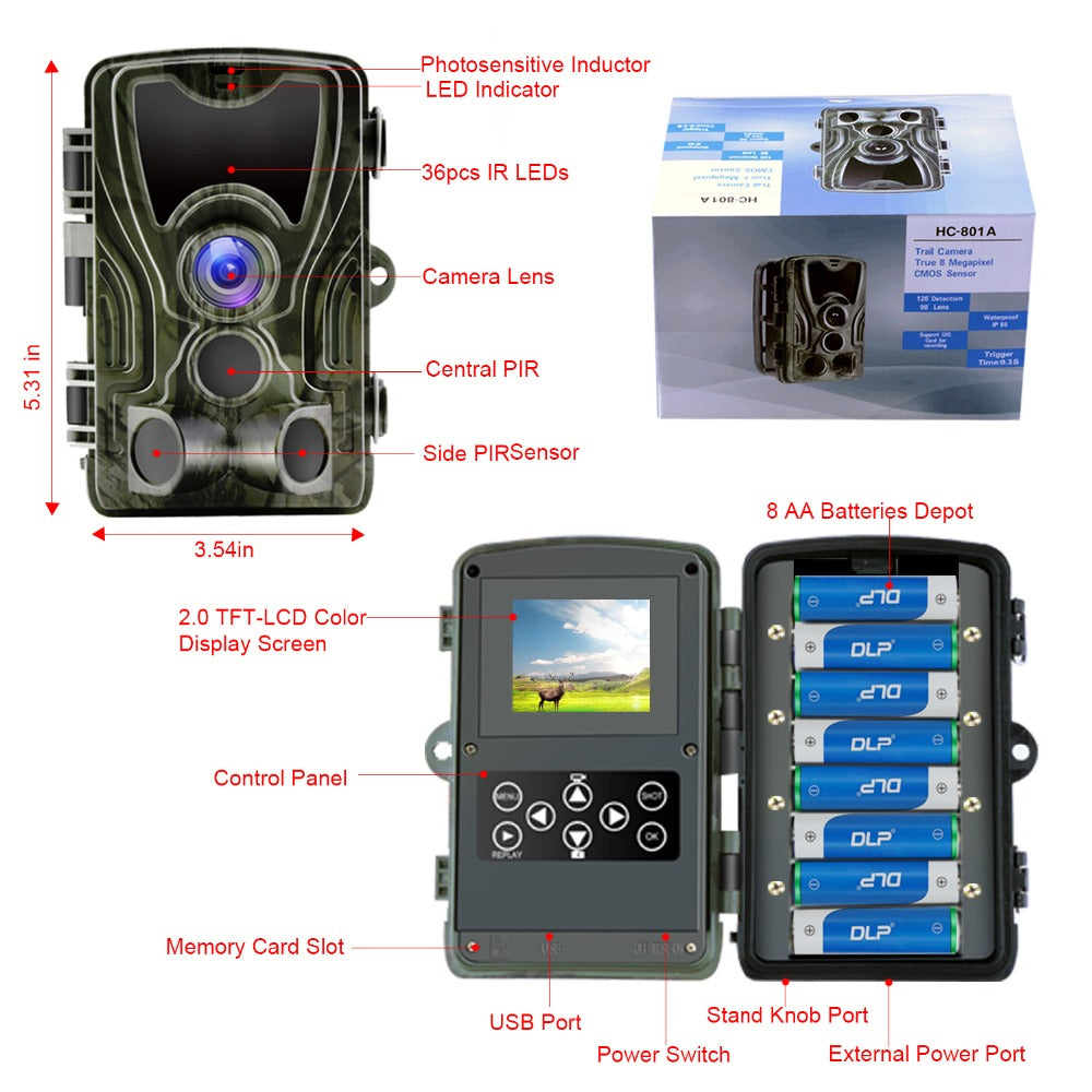 HC801A Hunting Trail Camera
