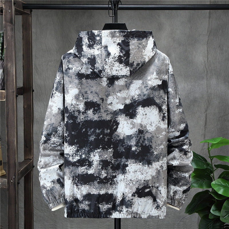 Men's Patchwork Camouflage Jacket