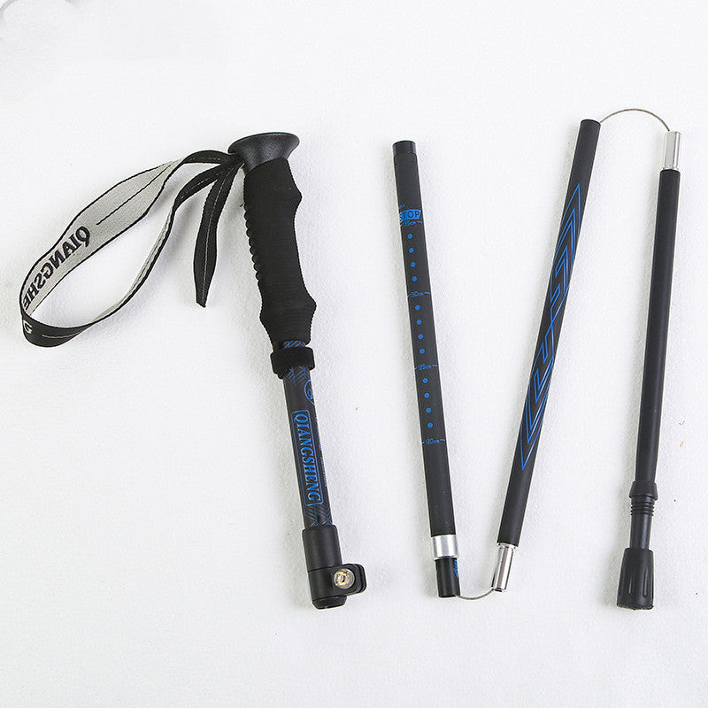 Five Section Folding Trekking Pole