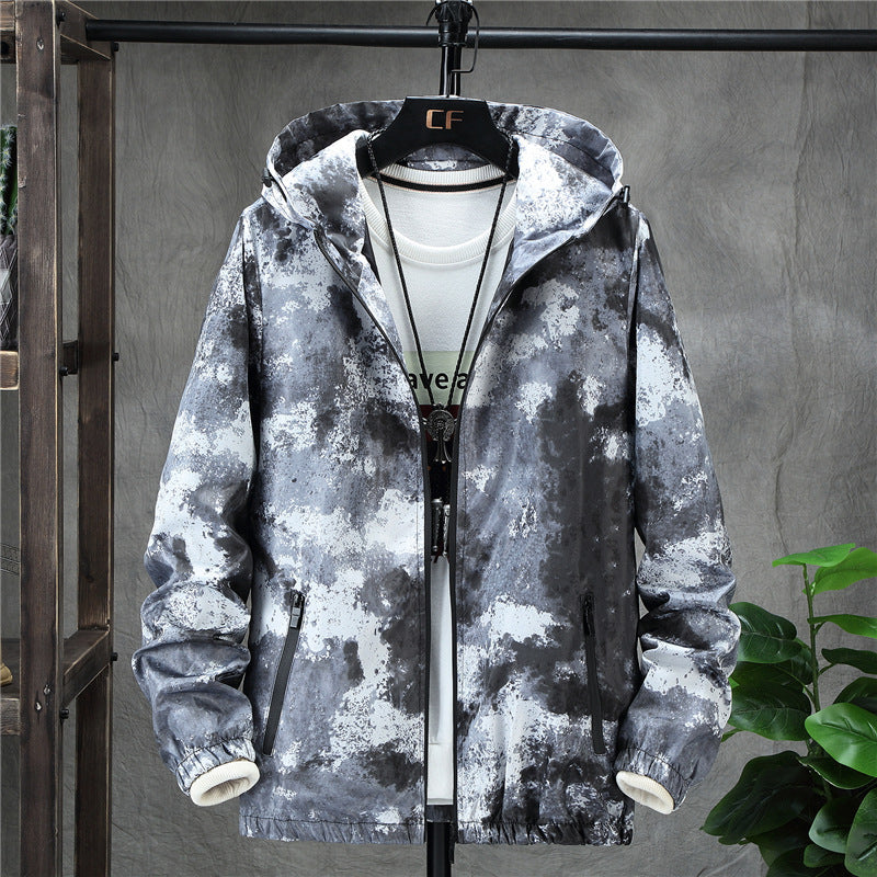 Men's Patchwork Camouflage Jacket