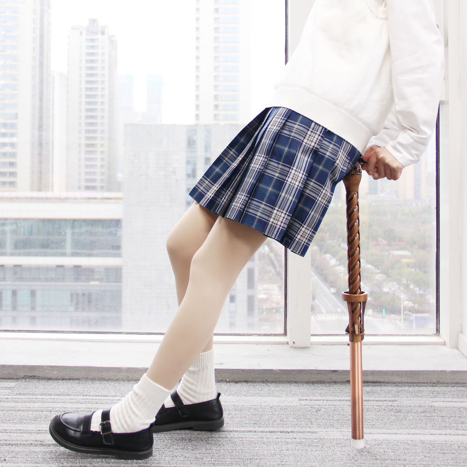 Multifunctional Foldable Trekking Pole Stool