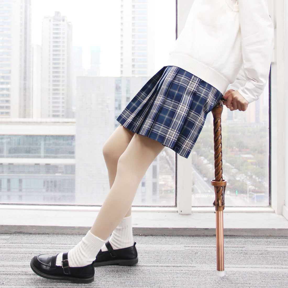 Multifunctional Foldable Trekking Pole Stool