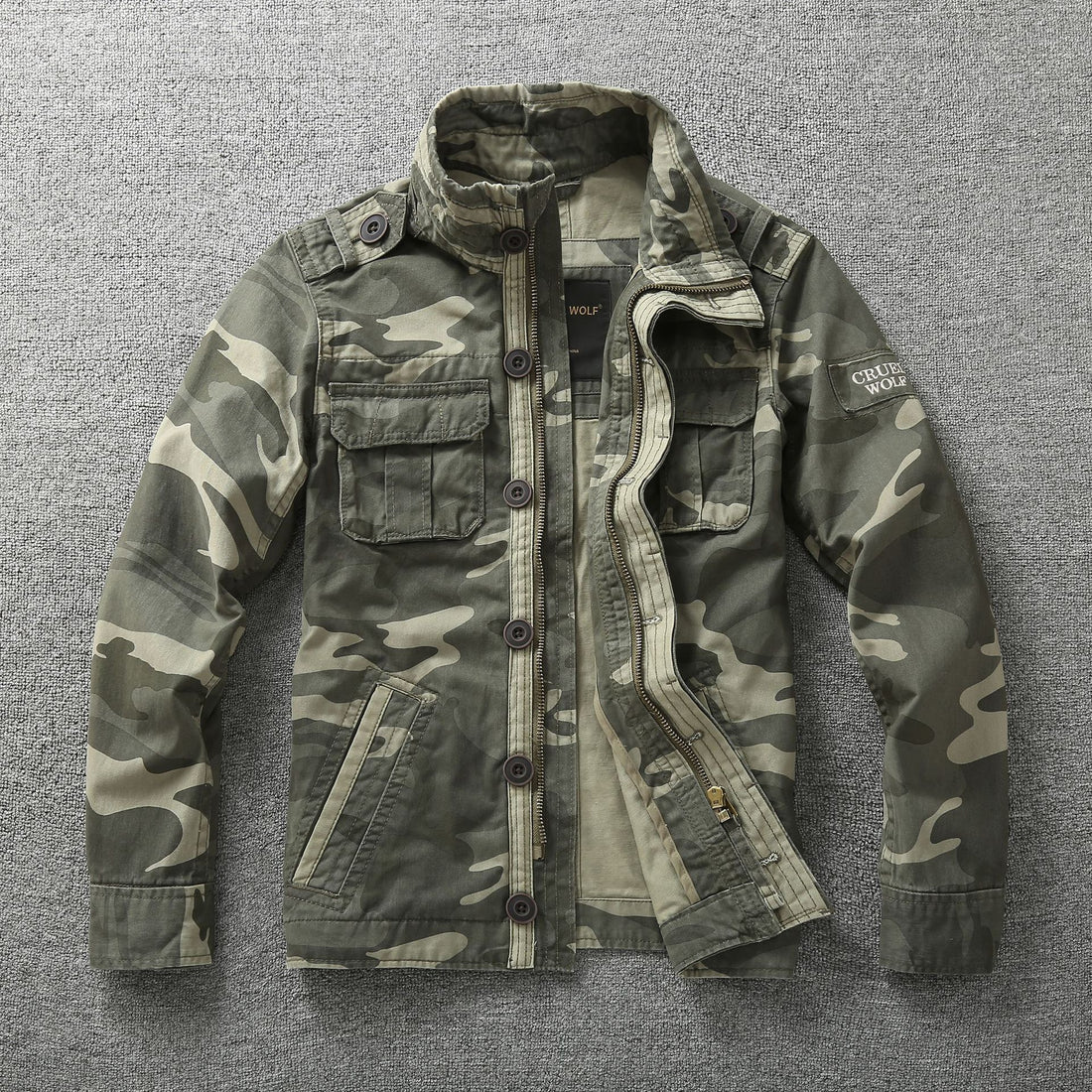 Men's Autumn Camouflage Work Jacket