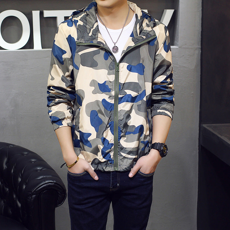 Men's Slim Camouflage Fashion Jacket