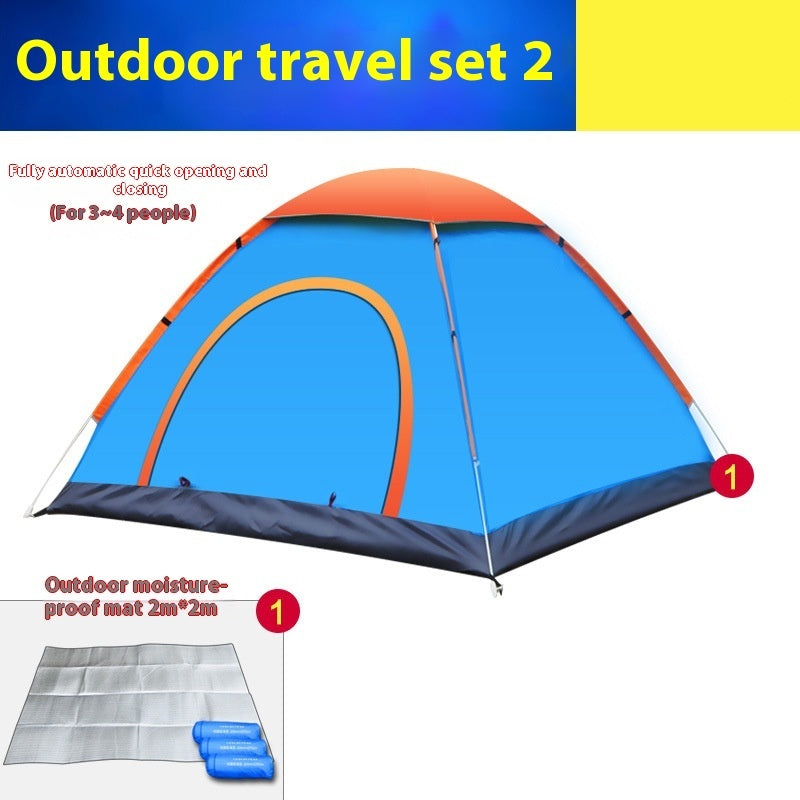 Automatic Double Door Multi Person Outdoor Camping Tent