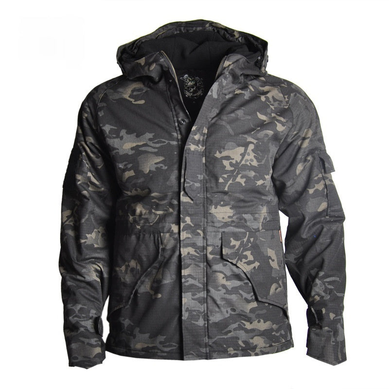 Men's Windproof Camouflage Tactical Fleece Jacket