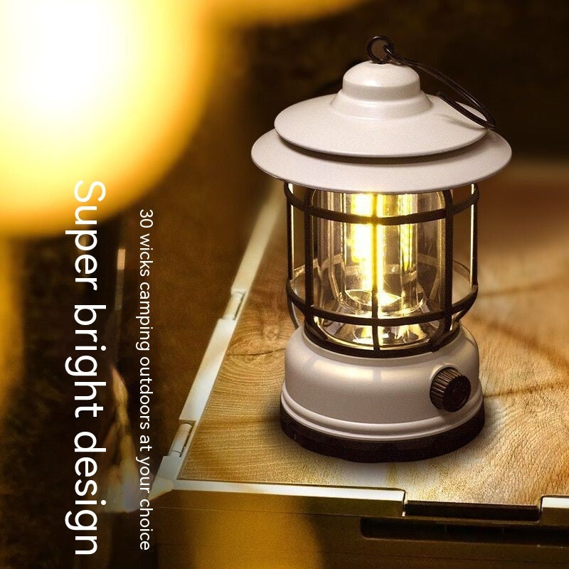 Retro Multi-Function Warm Light Camping Lantern