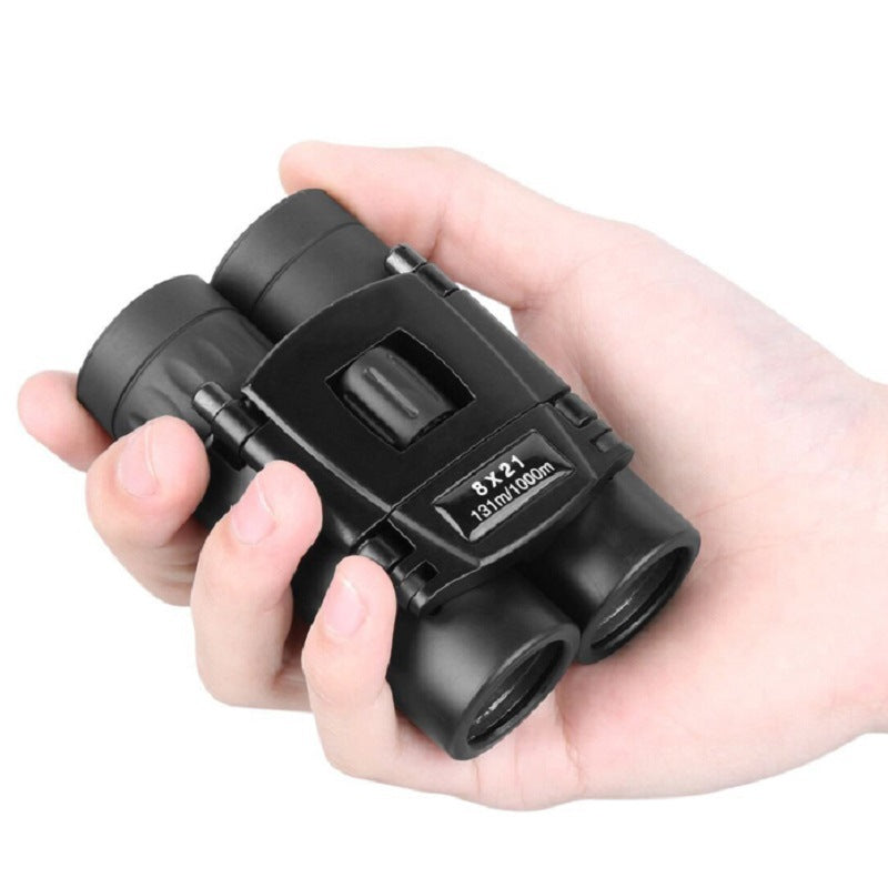 8x21 Compact Folding Binoculars