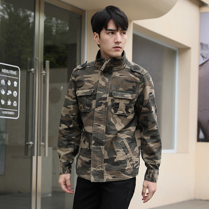 Men's Autumn Camouflage Work Jacket