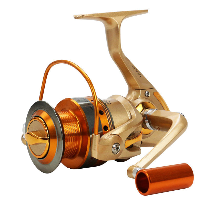 Metal Head Rocker Spinning Fishing Reel Sea Wheel