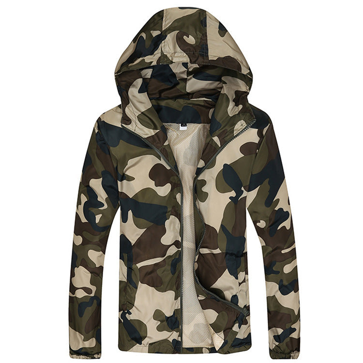 Men's Slim Camouflage Fashion Jacket
