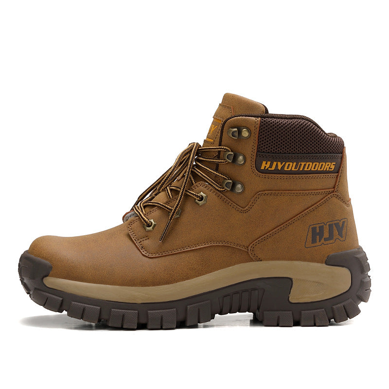 High-Top Outdoor Hiking Training Boots Large Size Shoes