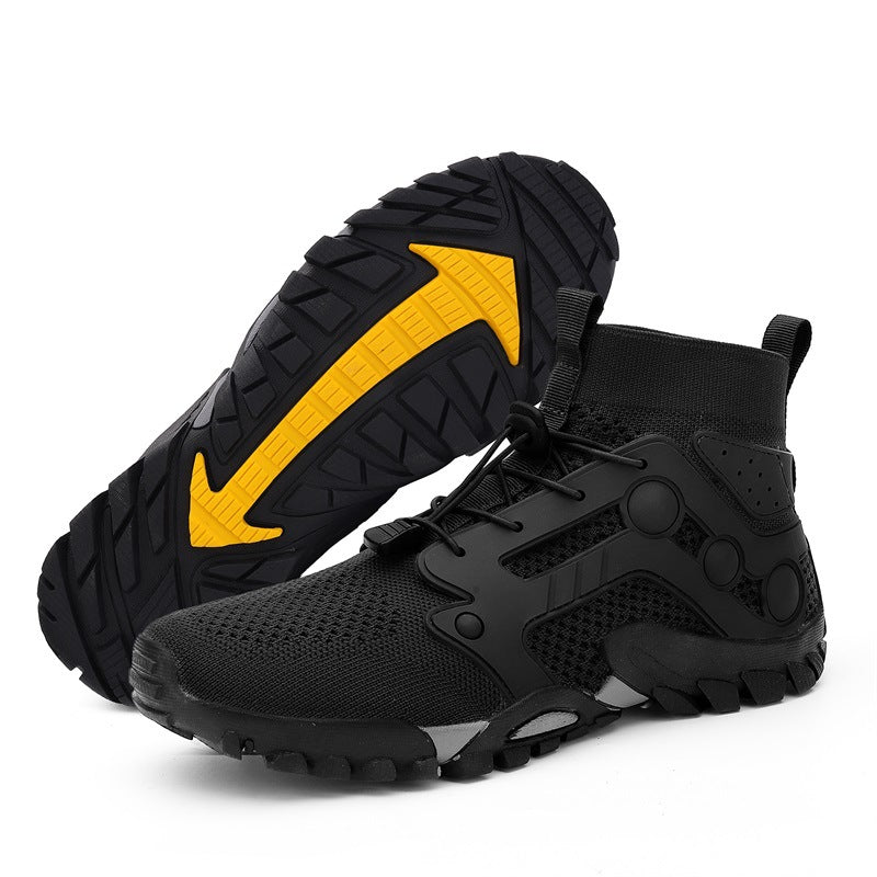 Men’s Lightweight High Top Outdoor Hiking Shoes Large Size