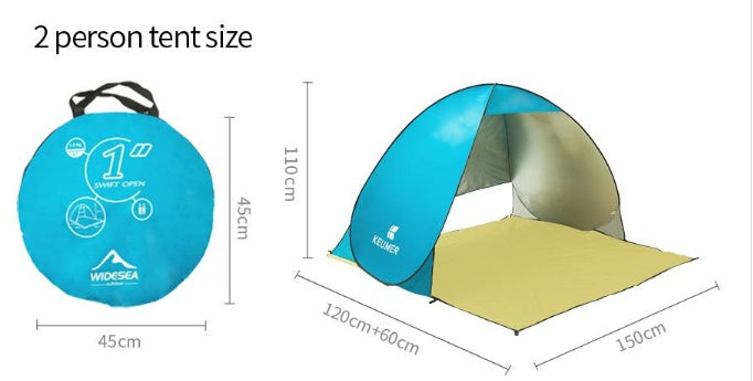 UV Protection Double Automatic Beach Camping Tent