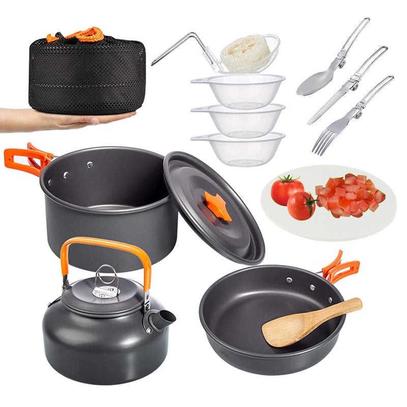 Folding Mini Camping Cookware Pot Set