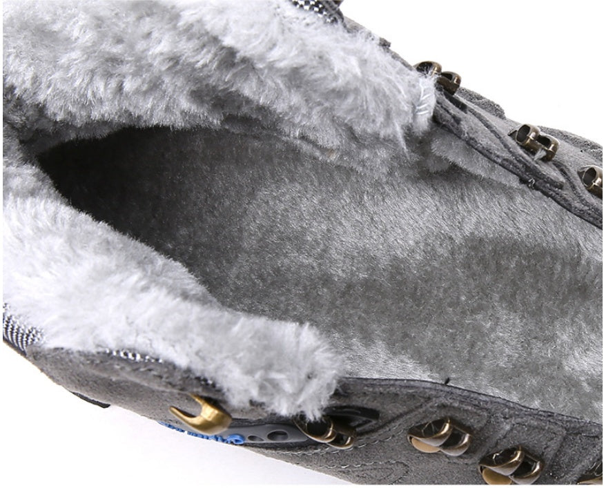 Men's Outdoor Hiking Snow Boots Cold Warm Shoes