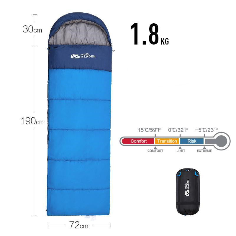 Mummy Sleeping Bag Thickened Winter Outdoor Camping