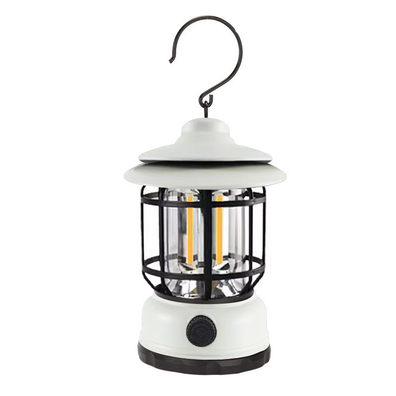 Vintage Rechargeable Revolving Camping Lantern Portable Tent Light