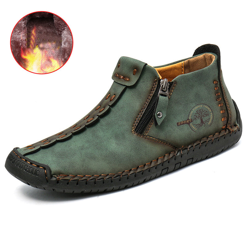 Men's Zipper Ankle Outdoor Hiking Boots