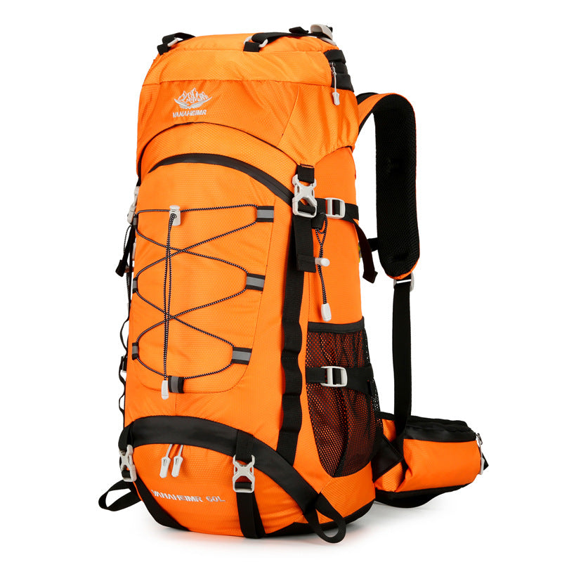 60L Large Capacity Outdoor Hiking Backpack