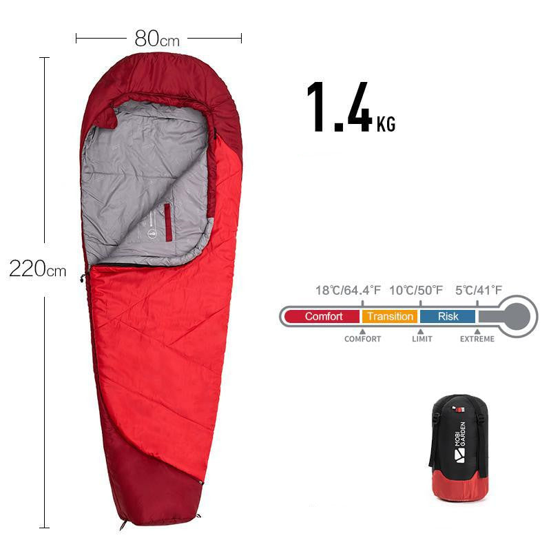 Mummy Sleeping Bag Thickened Winter Outdoor Camping