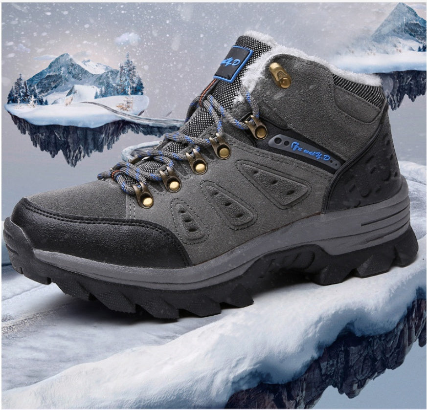 Men's Outdoor Hiking Snow Boots Cold Warm Shoes