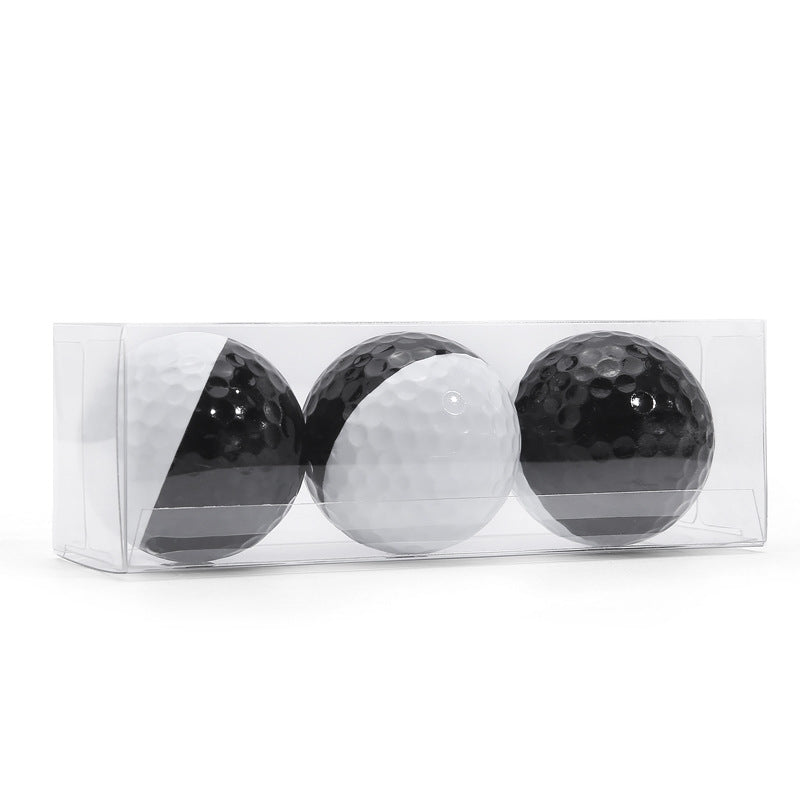 Two Tone Two Layer Golf Practice Putter Ball