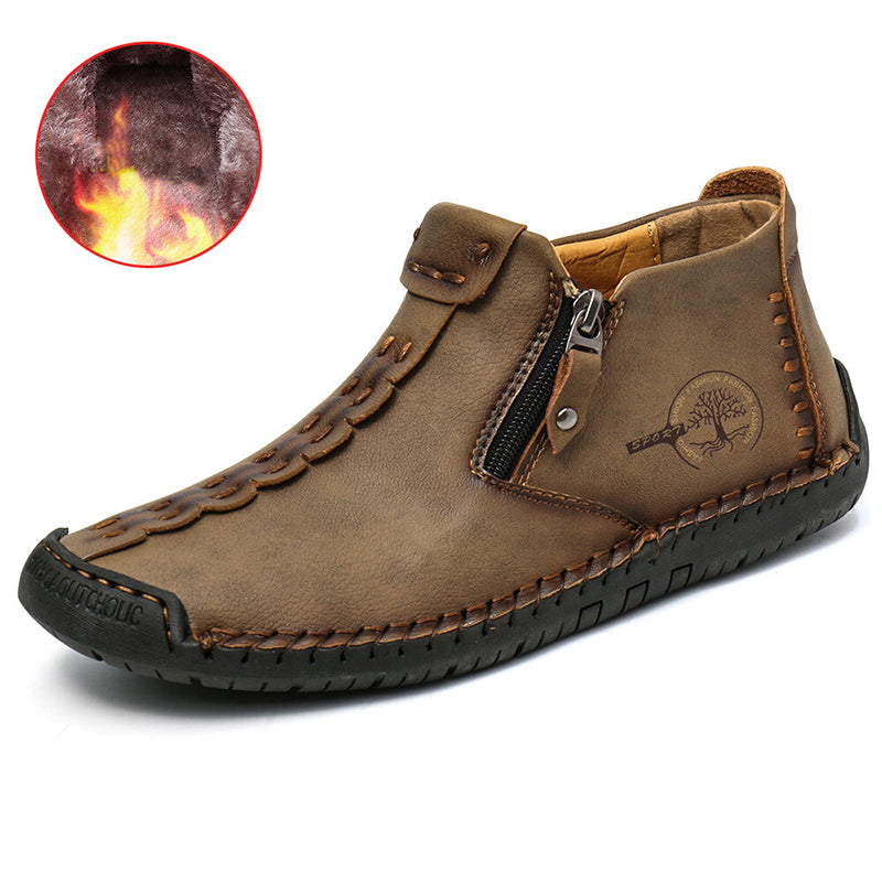 Men's Zipper Ankle Outdoor Hiking Boots