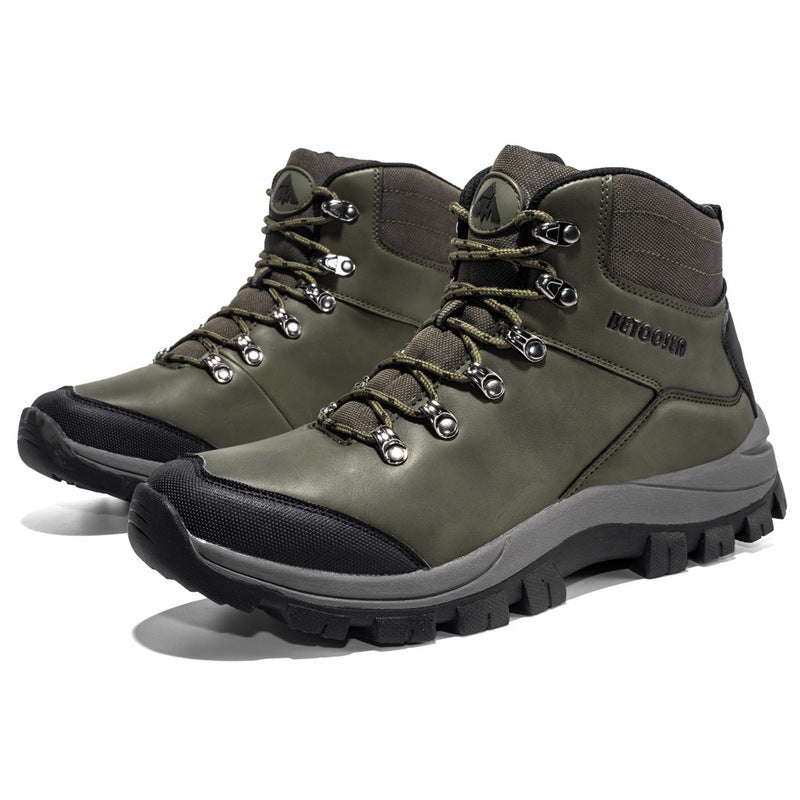Waterproof High-Top Non-Slip Hiking Shoes