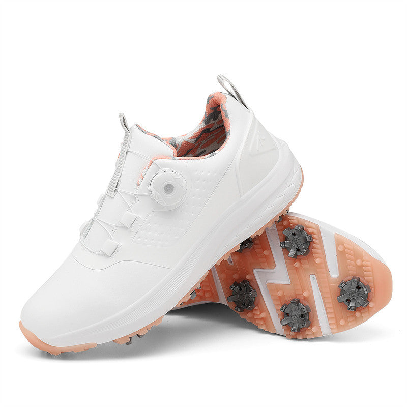 Waterproof Couple Golf Spiked Shoes
