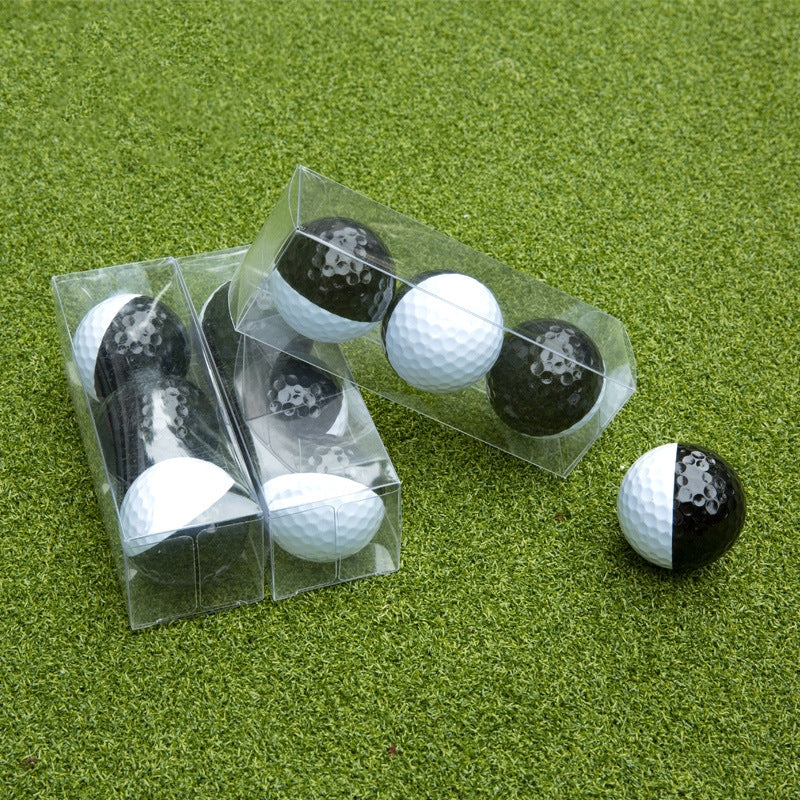Two Tone Two Layer Golf Practice Putter Ball