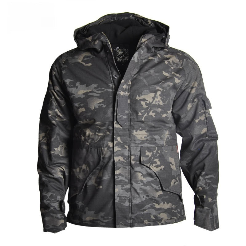 Men's Windproof Camouflage Tactical Fleece Jacket